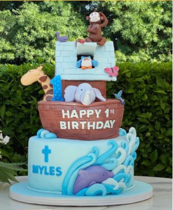 Myles Spiegel First Birthday Cake